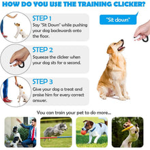 Load image into Gallery viewer, 4-Pack: OYEFLY Dog Training Clicker with Wrist Strap
