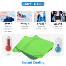 Load image into Gallery viewer, 4-Pack: Soft Breathable Cooling Towel
