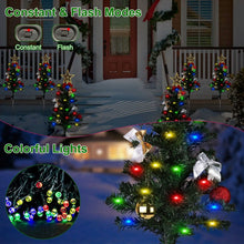 Load image into Gallery viewer, 4-Pack: Solar Christmas Tree Lights Garden Decorations
