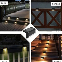 Load image into Gallery viewer, 4-Pack: Solar Outdoor Garden Deck Lights

