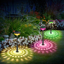 Load image into Gallery viewer, 4-Pack: Solar Pathway Color Changing Garden Light
