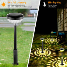 Load image into Gallery viewer, 4-Pack: Solar Pathway Color Changing Garden Light

