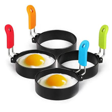 Load image into Gallery viewer, 4-Pack: Stainless Steel Egg Non-Stick Omelet Ring
