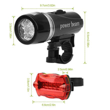 Load image into Gallery viewer, 4-Pack: Universal Front Rear Bike Light Set
