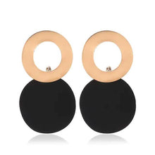 Load image into Gallery viewer, 4-Pairs: Women's Holiday Chrome Geometric Ball Earrings
