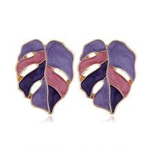 Load image into Gallery viewer, 4-Pairs: Women's Vintage Leaf Fashion Earrings
