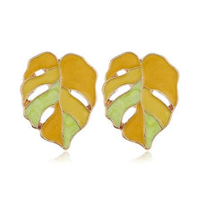 Load image into Gallery viewer, 4-Pairs: Women's Vintage Leaf Fashion Earrings

