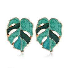 Load image into Gallery viewer, 4-Pairs: Women's Vintage Leaf Fashion Earrings
