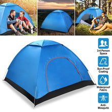 Load image into Gallery viewer, 4 Persons Camping Waterproof Tent
