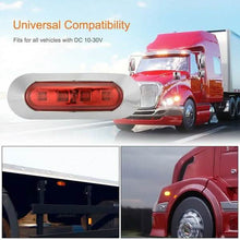 Load image into Gallery viewer, 4-Piece: 12V-24V 4 LED Side Marker Indicator Lights
