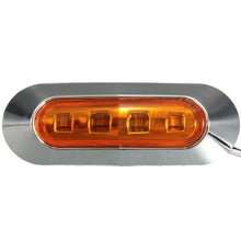 Load image into Gallery viewer, 4-Piece: 12V-24V 4 LED Side Marker Indicator Lights
