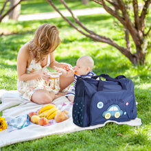 Load image into Gallery viewer, 4-Piece: Baby Diaper Tote Bag Set
