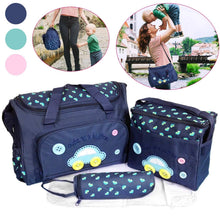 Load image into Gallery viewer, 4-Piece: Baby Diaper Tote Bag Set
