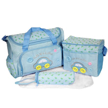 Load image into Gallery viewer, 4-Piece: Baby Diaper Tote Bag Set
