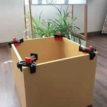 Load image into Gallery viewer, 4-Piece Set: Precision 90 Degree Angle Clamps for Woodworking
