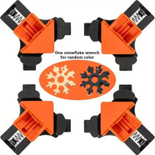 Load image into Gallery viewer, 4-Piece Set: Precision 90 Degree Angle Clamps for Woodworking
