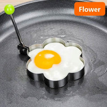 Load image into Gallery viewer, 4-Piece Set: Stainless Steel Creative Egg Ring Molds
