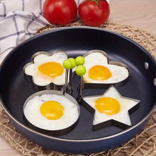Load image into Gallery viewer, 4-Piece Set: Stainless Steel Creative Egg Ring Molds
