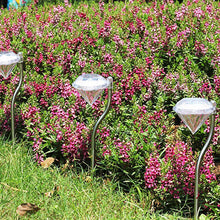Load image into Gallery viewer, 4-Piece: Solar Diamond LED Light Pathway Stake Decorative Lamp
