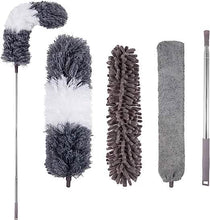 Load image into Gallery viewer, 4-Pieces: Reusable Bendable Dusters with Extension Pole
