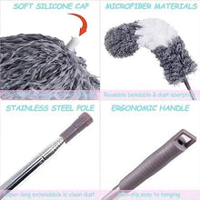 Load image into Gallery viewer, 4-Pieces: Reusable Bendable Dusters with Extension Pole
