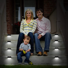 Load image into Gallery viewer, 4-Pieces: Solar Powered LED Step Lights
