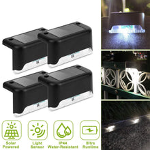 Load image into Gallery viewer, 4-Pieces: Solar Powered LED Step Lights
