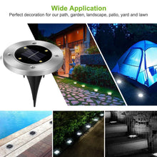 Load image into Gallery viewer, 4-Pieces: Solar Waterproof Ground Light
