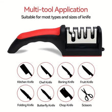 Load image into Gallery viewer, 4 Stages Professional Kitchen Knife Sharpener Tool
