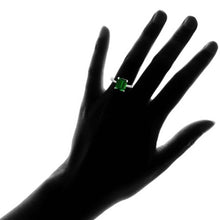 Load image into Gallery viewer, 4.00 CTTW Genuine Emerald Sterling Silver Ring - Assorted Sizes
