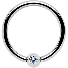 Load image into Gallery viewer, 16G 3/8 Clear Crystal BCR Captive Ring
