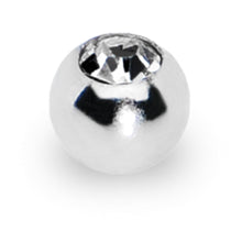 Load image into Gallery viewer, 3mm Stainless Steel Black Diamond Gem Replacement Ball
