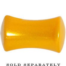 Load image into Gallery viewer, 2G Honey Yellow Metallic Pearl Acrylic Saddle Plug
