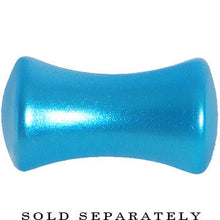 Load image into Gallery viewer, 4G Azure Blue Metallic Pearl Acrylic Saddle Plug
