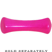 Load image into Gallery viewer, 8G Hyacinth Pink Metallic Pearl Acrylic Saddle Plug
