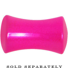 Load image into Gallery viewer, 2G Hyacinth Pink Metallic Pearl Acrylic Saddle Plug
