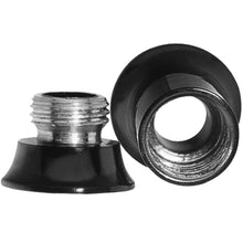 Load image into Gallery viewer, 2G Anodized Titanium Black Double Flare Screw Fit Tunnel
