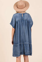 Load image into Gallery viewer, Oversized Mini Dress Relaxed Fit Boho Design Comfortable And Breathable Women Dress
