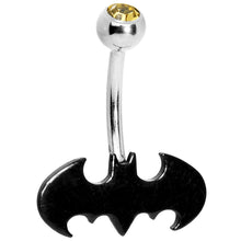 Load image into Gallery viewer, Stainless Steel Batman Belly Ring
