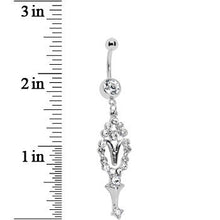 Load image into Gallery viewer, Courtly Grace Belly Ring
