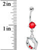 Load image into Gallery viewer, Seductive Lips Belly Ring
