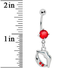 Load image into Gallery viewer, Seductive Lips Belly Ring
