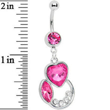 Load image into Gallery viewer, Pink Passion Heart Belly Ring

