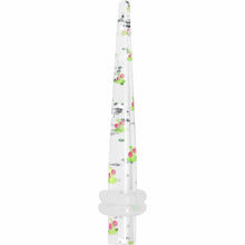 Load image into Gallery viewer, 6G Clear Acrylic Glitter Cherry Confetti Taper
