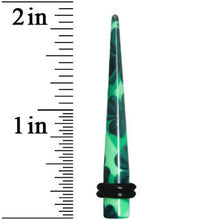 Load image into Gallery viewer, 2G Green Acrylic Four Leaf Clover Field Taper
