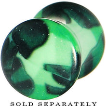 Load image into Gallery viewer, 4G Green Acrylic Four Leaf Clover Field Saddle Plug
