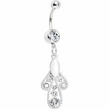 Load image into Gallery viewer, White Moonlit Enchantment Belly Ring
