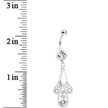 Load image into Gallery viewer, White Moonlit Enchantment Belly Ring
