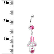 Load image into Gallery viewer, Pink Moonlit Enchantment Belly Ring
