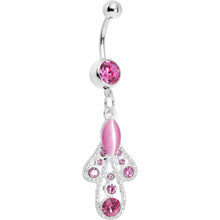 Load image into Gallery viewer, Pink Moonlit Enchantment Belly Ring
